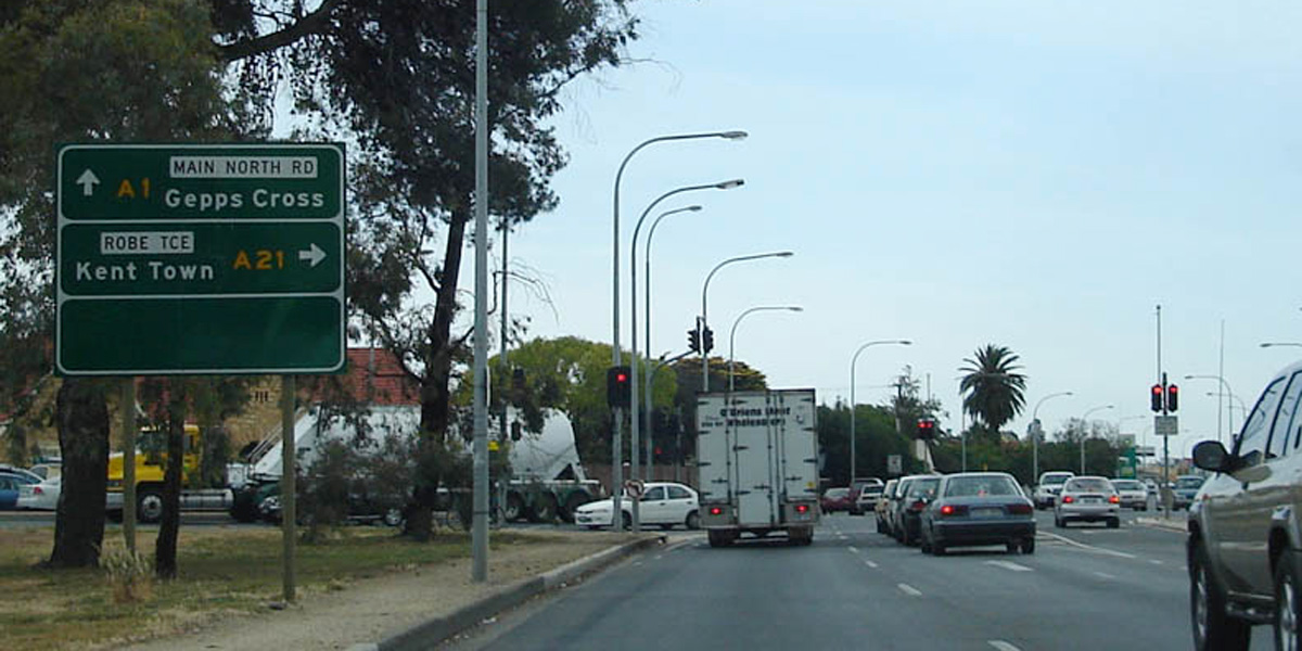 Traffic in North Adelaide. Photo: paulrands.com