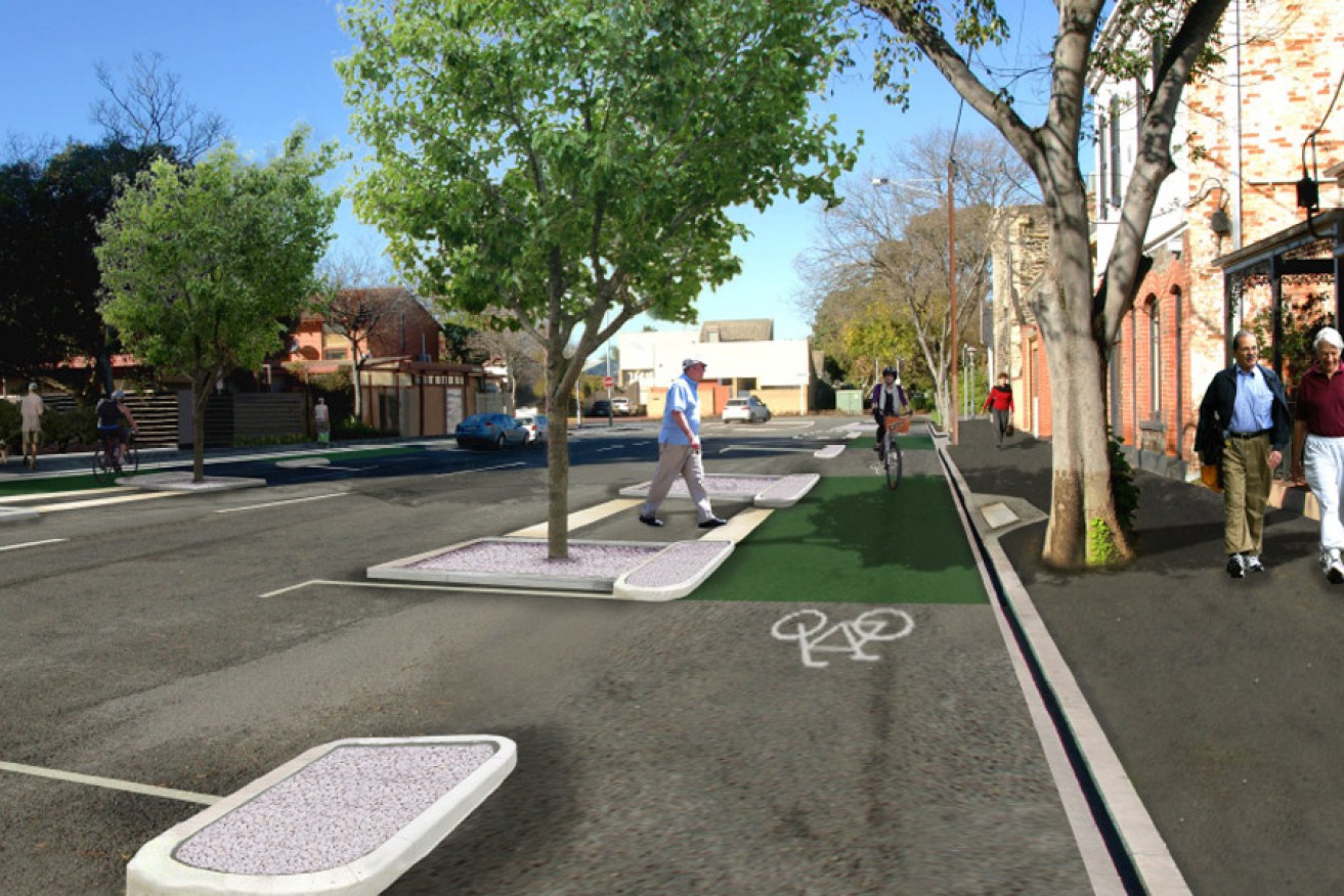 Plans for the Frome Street bikeway