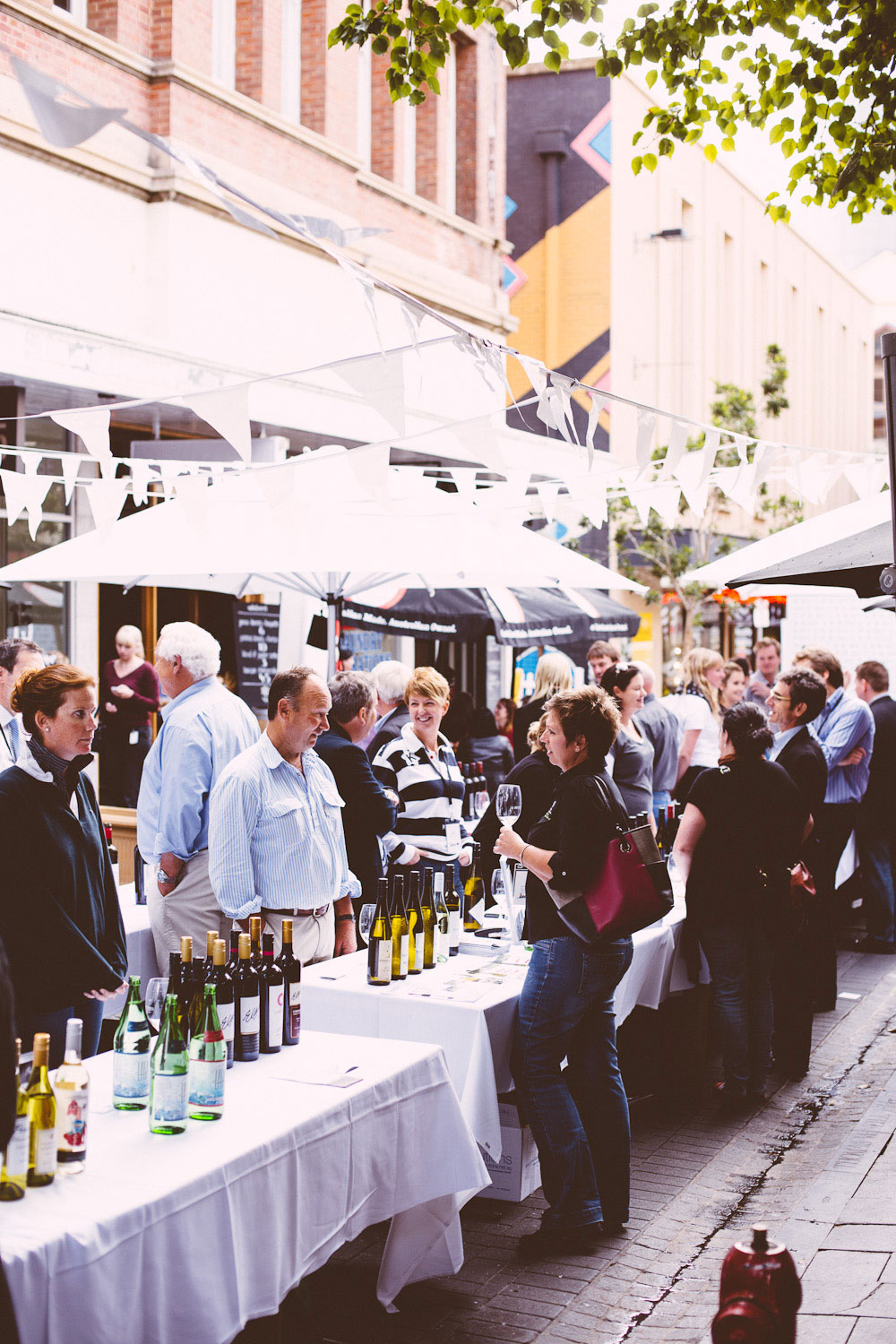 The Peel Street tasting will be similar to this event, held in Leigh Street earlier this year.