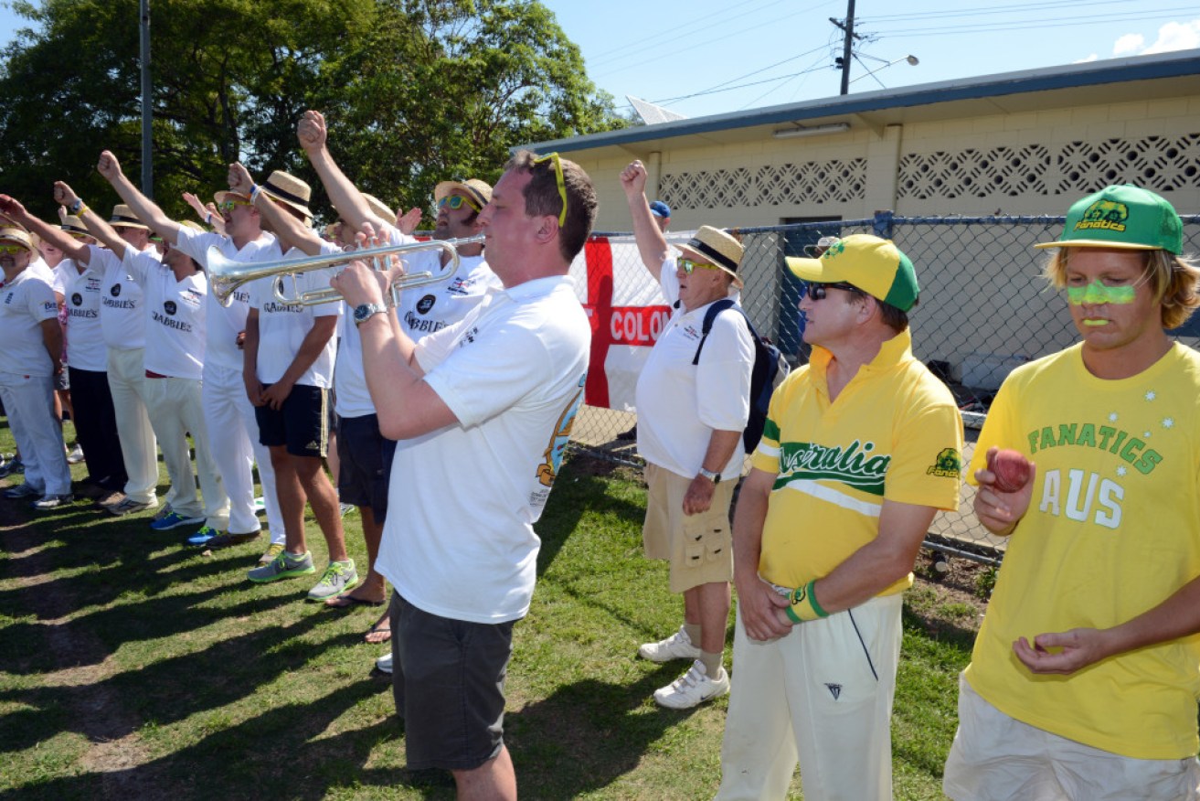 England's Barmy Army won yesterday's supporter's battle