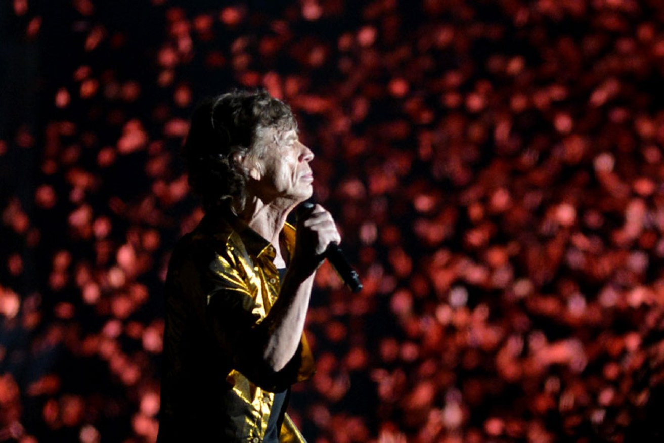 Mick Jagger on stage in London's Hyde Park earlier this year.