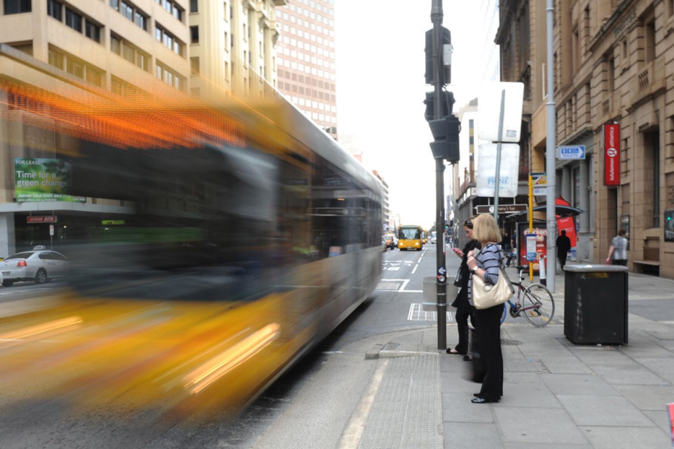 Real-time bus data puts you back in charge, argues Liam Mannix. Photo: Nat Rogers/InDaily.
