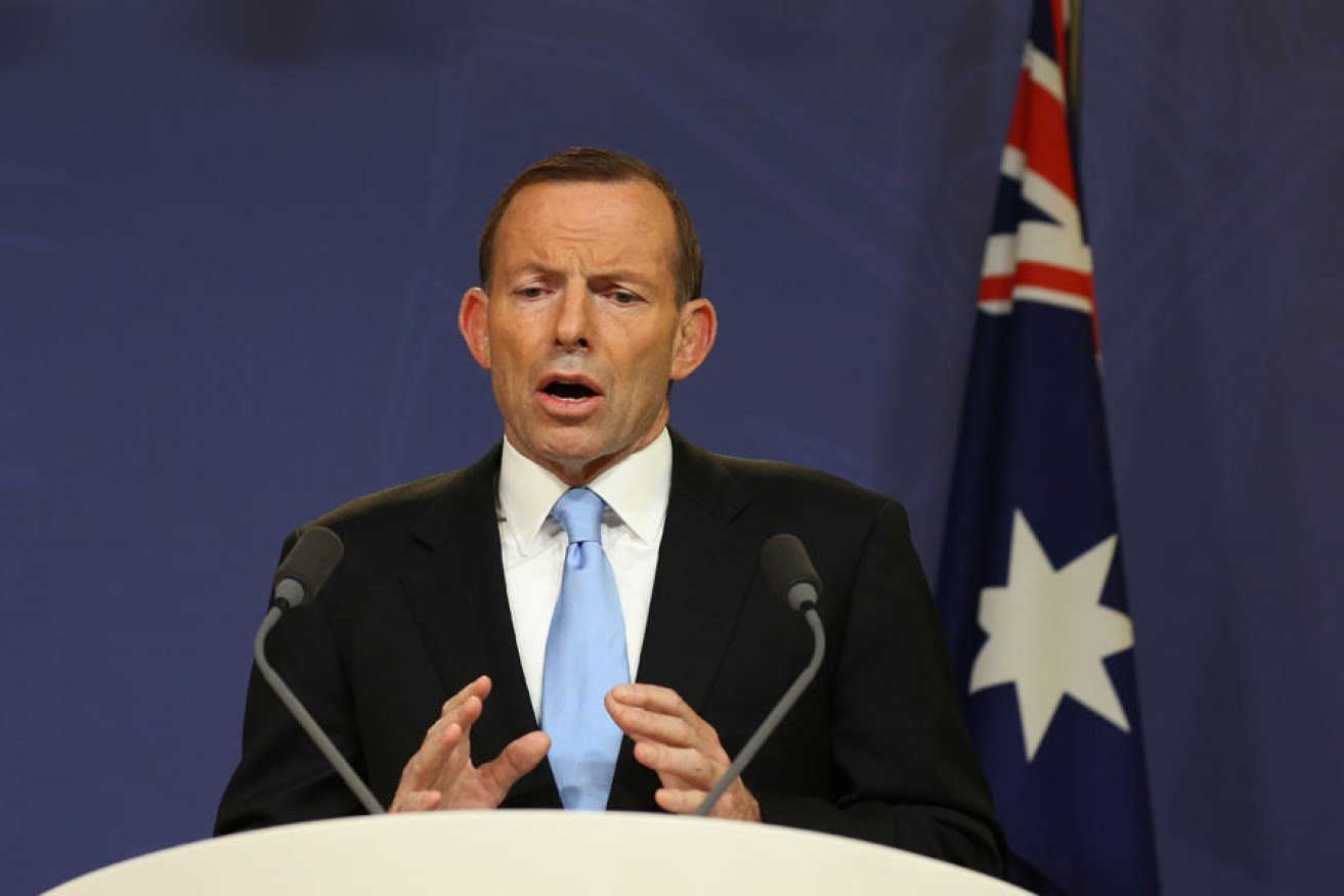 Prime Minister Tony Abbott in Sydney today, announcing that Australia will pull out its troops from Afghanistan as soon as possible.