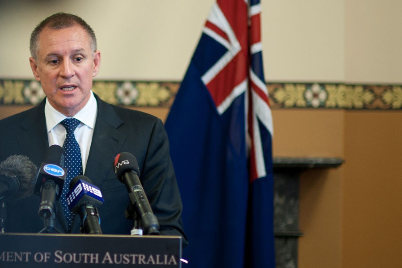 Premier Jay Weatherill: a government spokesperson says he didn't know the Auditor-General had requested an unchanged salary.