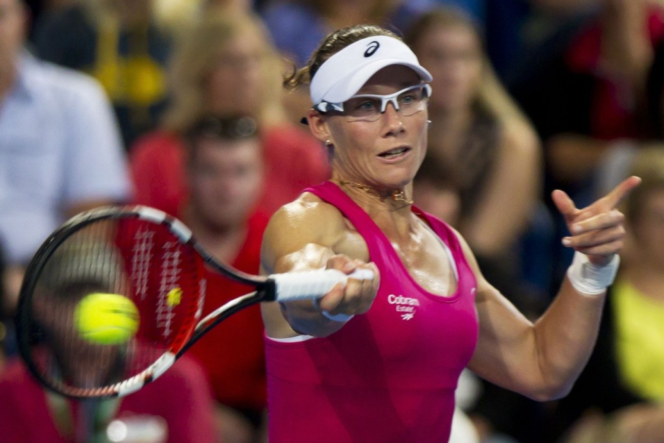 Sam Stosur at the Hopman Cup