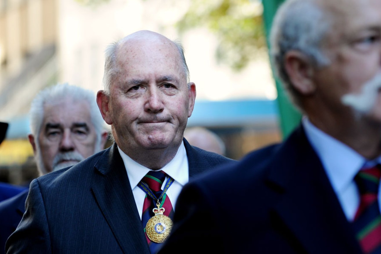 Peter Cosgrove during the 2013 Anzac Day parade in Sydney.