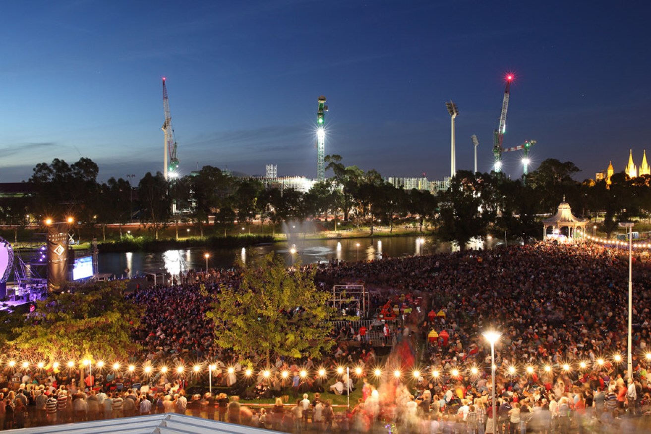 The 2014 Adelaide Festival will open with a free party in Elder Park. Photo: Tony Lewis