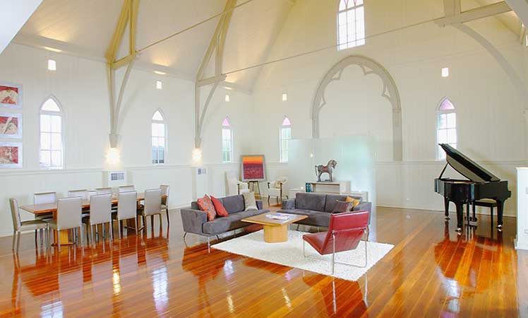 A cavernous 1867 Brisbane church, repurposed by Willis Greenhalgh Architects.