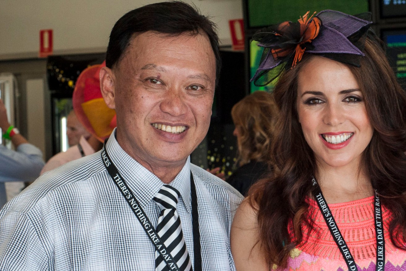 CITCSA Chairman Francis Wong with celebrity cook Leigh Sexton