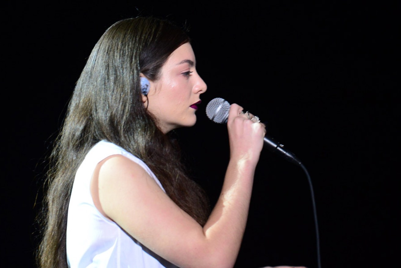 Kiwi singer Lorde, pictured here at the Grammy Awards, will perform at Adelaide's Laneway Festival. Photo: AFP