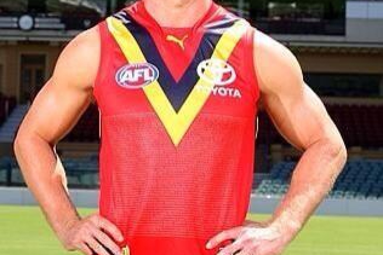Crows player Patrick Dangerfield tweeted this pic of the "Crows" jumper