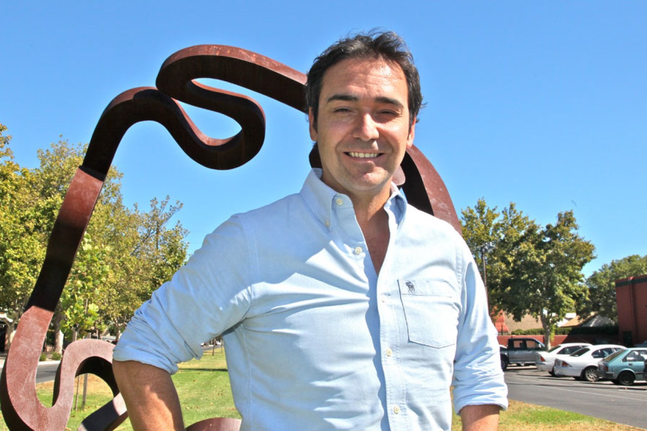 Political newcomer Steven Marshall, pictured during his first campaign in 2010, is set to become SA's third Premier in three years.