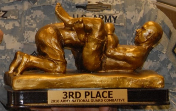 Worst trophy third place US Army Combative