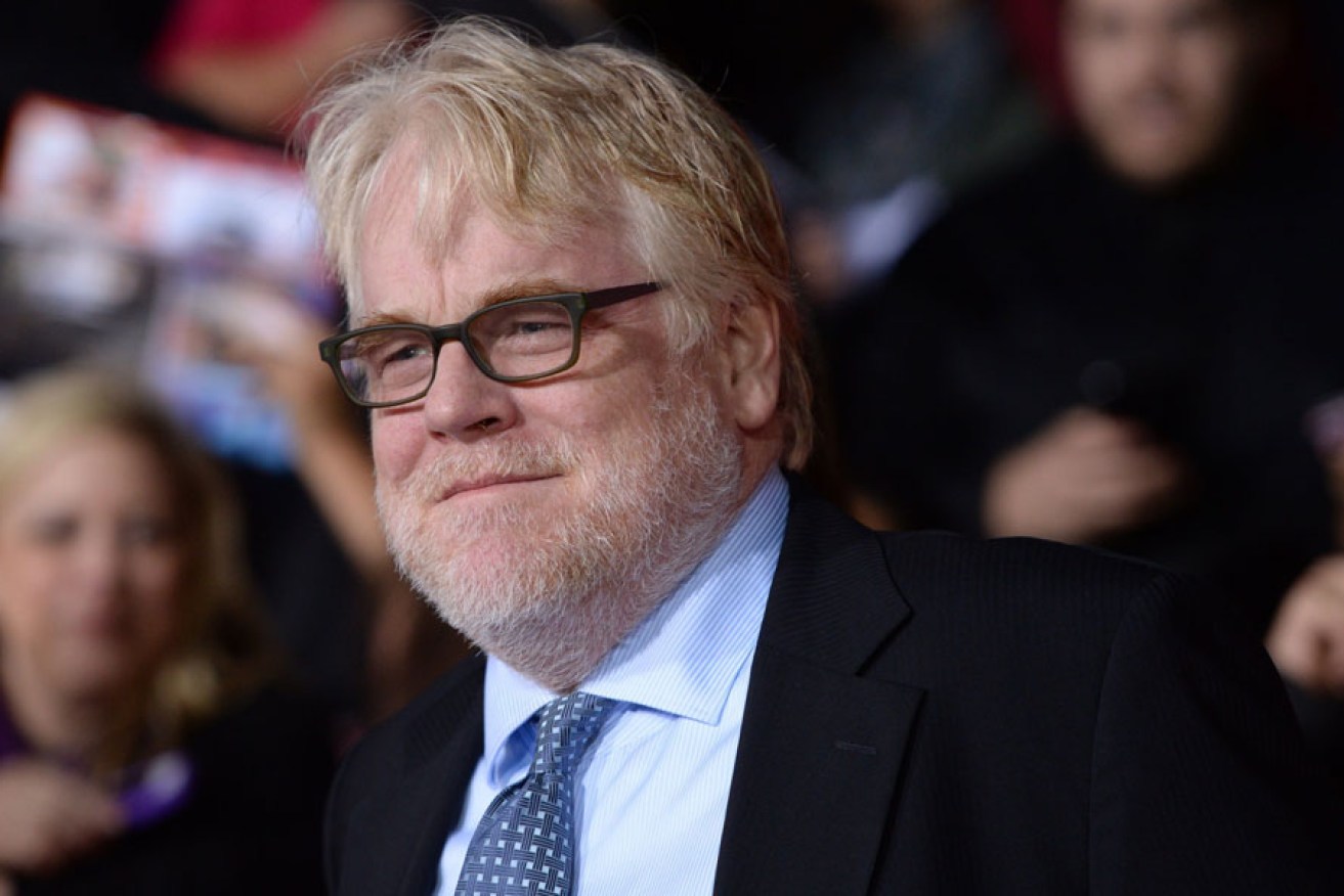 Philip Seymour Hoffman at the Los Angeles premiere of The Hunger Games: Catching Fire in November last year.