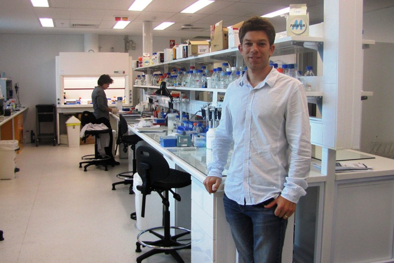 Flinders University researcher Dr Bradley Simpson
