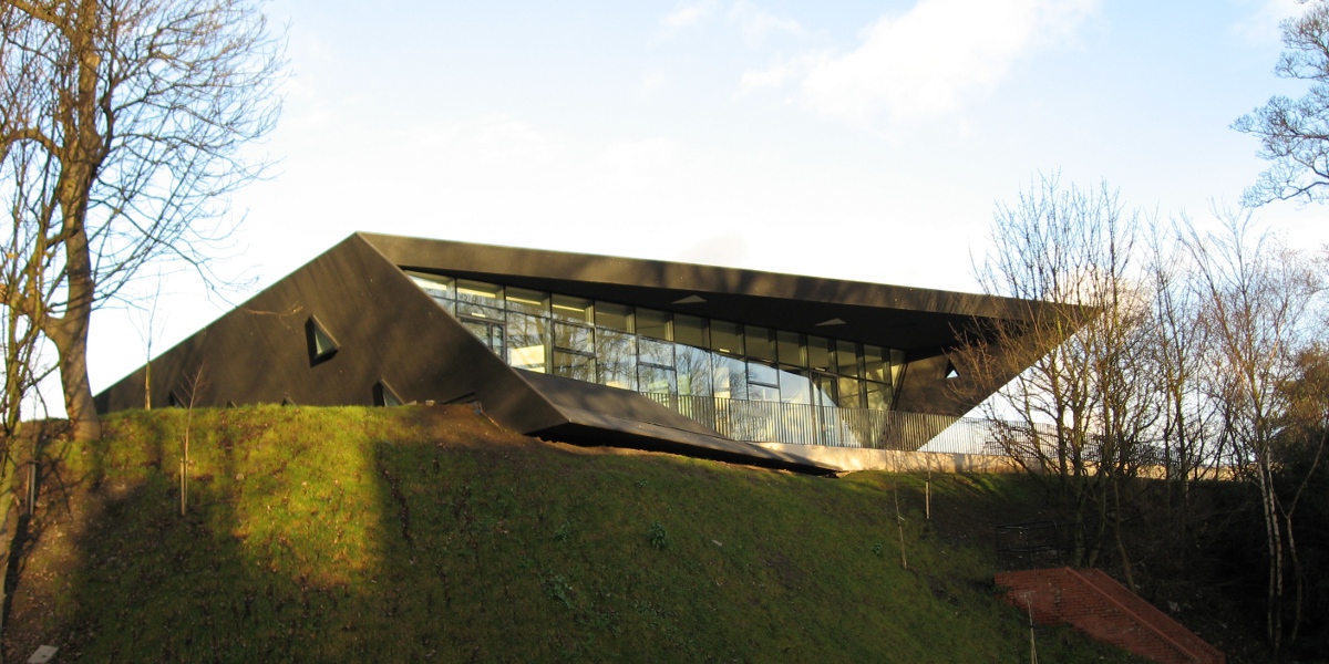 Maggie's Centre in Kirkcaldy Fife, Scotland, designed by Zaha Hadid