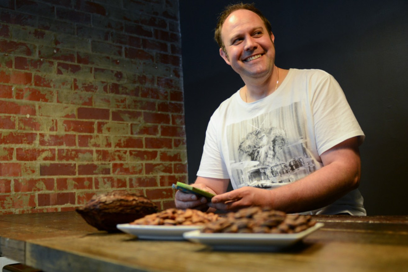 Steven ter Horst is passionate about chocolate. Photo: Nat Rogers / InDaily