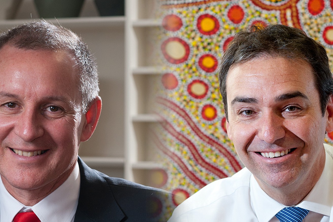 Are Jay Weatherill and Steven Marshall the campaign's silver lining?