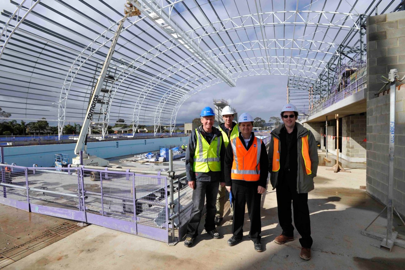 GHD engineers at the State Aquatic Centre