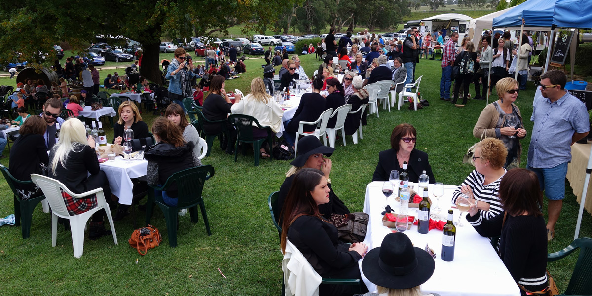 The outdoor event at Howard Vineyard of Nairne. 