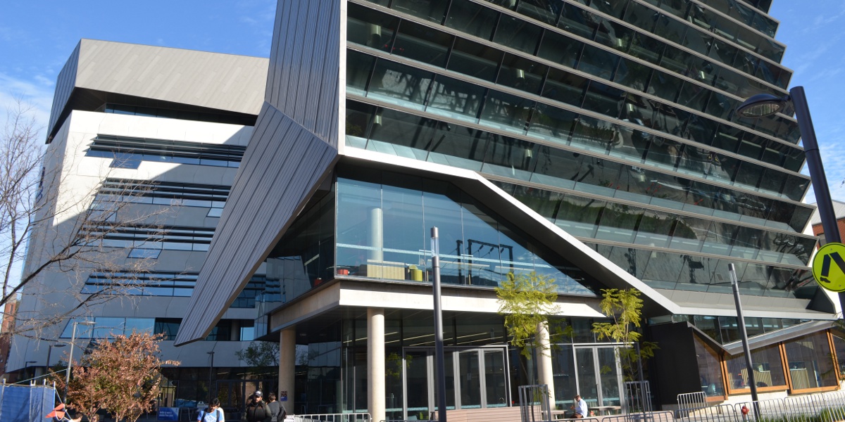 The Jeffrey Smart Building at the City West Campus of the University of South Australia. Photo: Bension Siebert