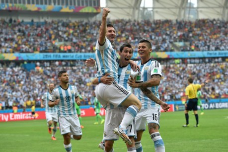 Messi double sparks Argentina