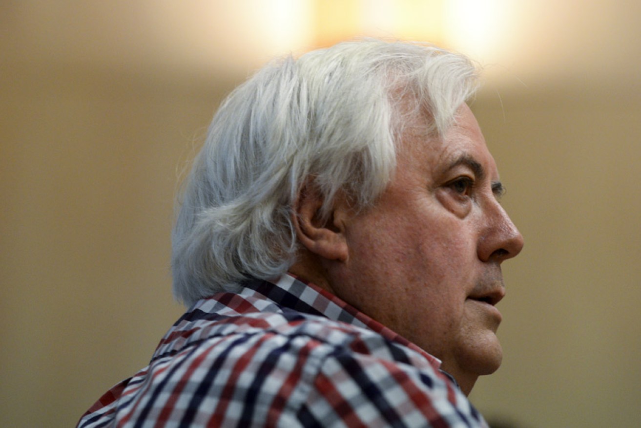 Clive Palmer. AAP image