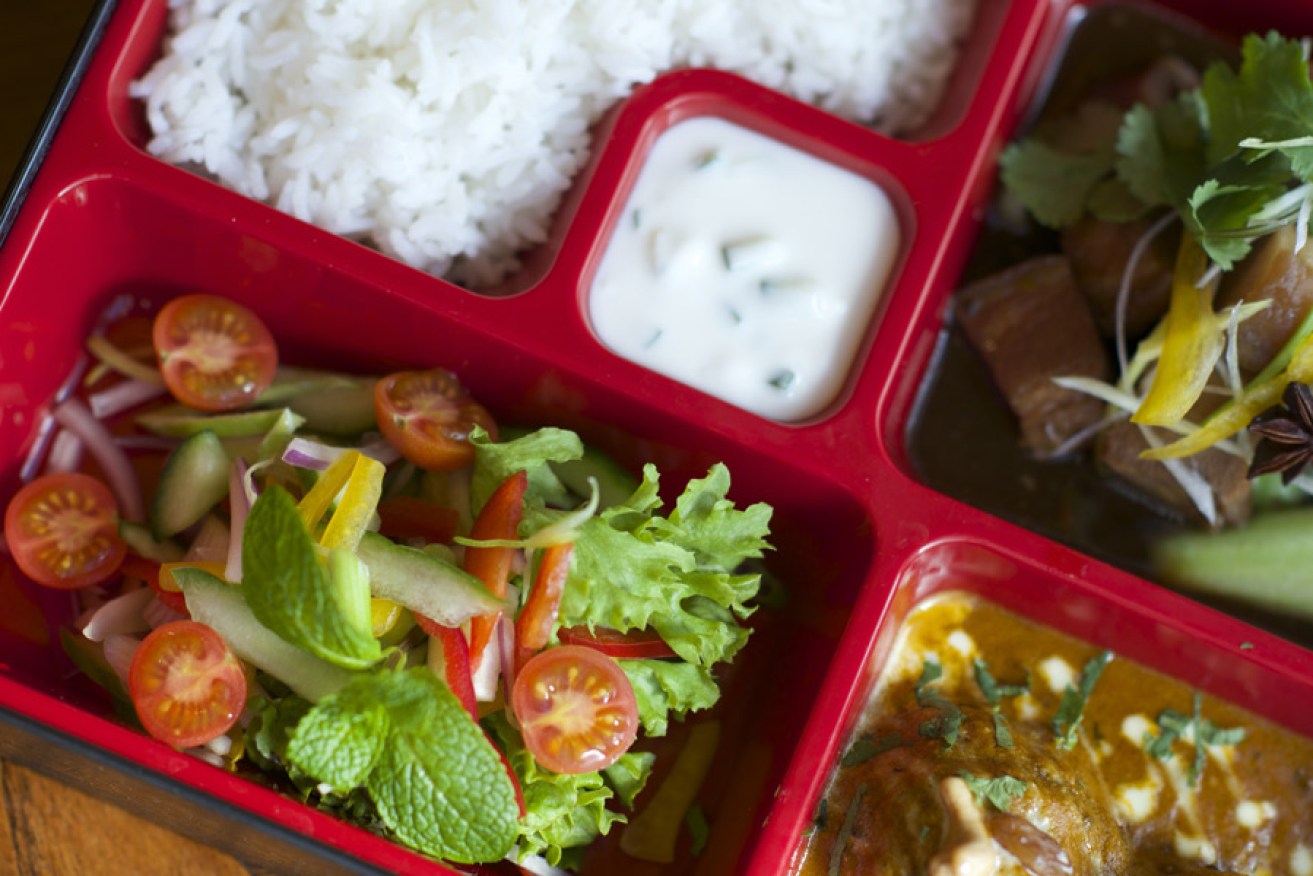 Hanuman's bento box: a flavoursome tasting plate. Photo: Nat Rogers/InDaily