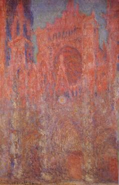 Claude Monet’s Rouen Cathedral Facade I (1892-1894).