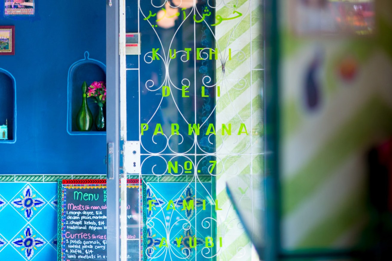 Kutchi Deli Parwana makes a colourful statement. Photos: Nat Rogers/InDaily