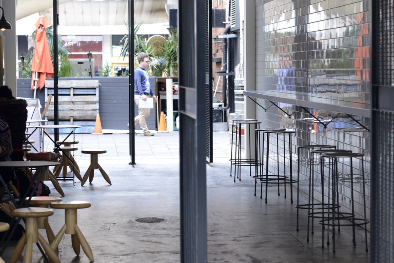 The fit-out is industrial, clean and simple. Photo: Nat Rogers/InDaily