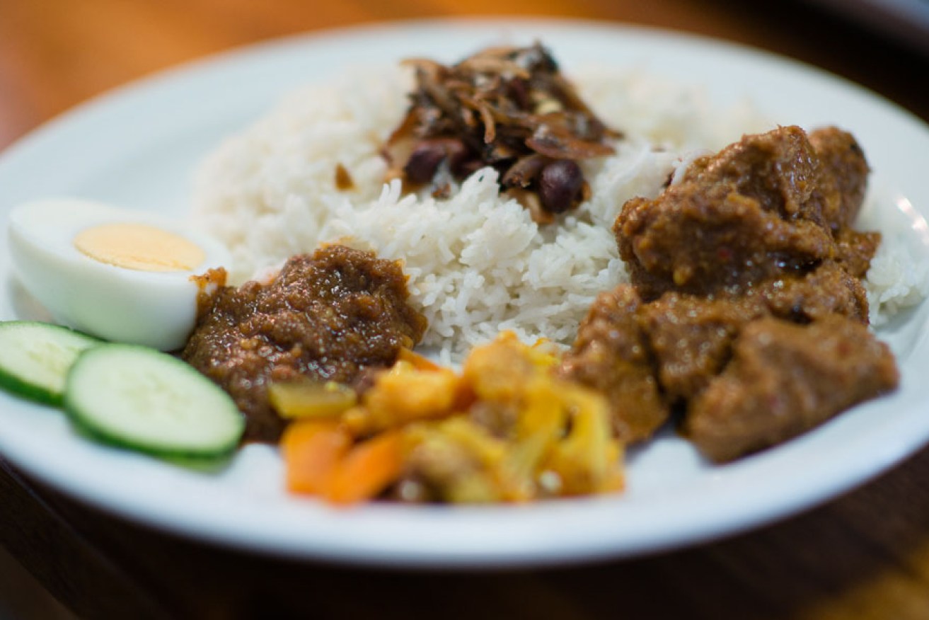 Nasi Lemak is a traditional Malaysian breakfast dish. Photo Nat Rogers/InDaily