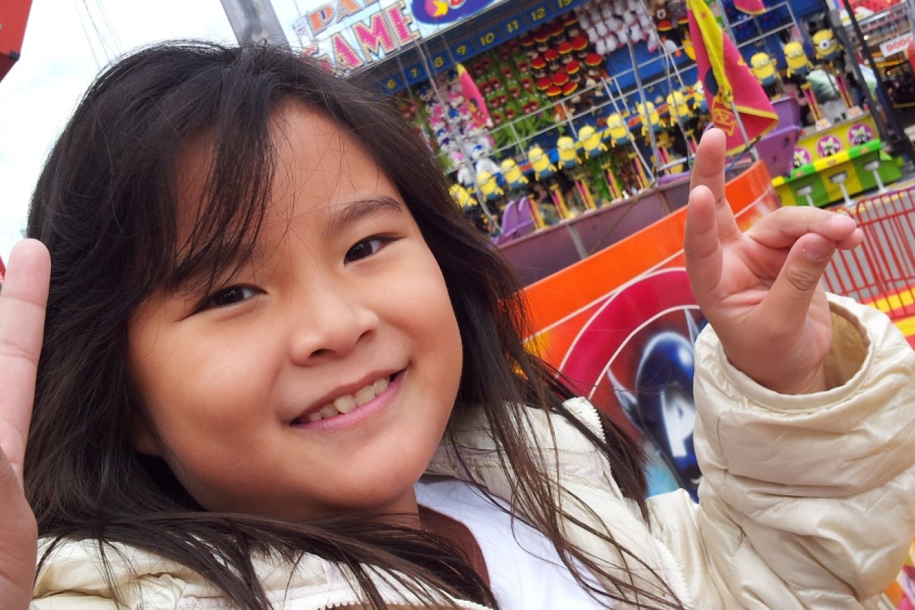 Eight-year-old Adelene died after falling from a ride at the Royal Adelaide Show in 2014. Photo supplied/SA Police