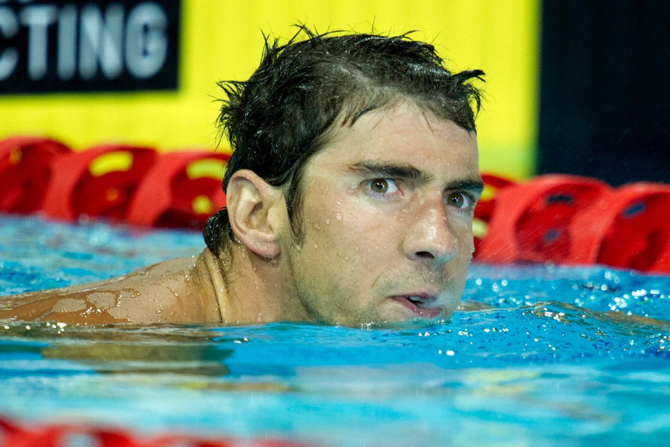 Phelps at the Pan Pacs on the Gold Coast in August