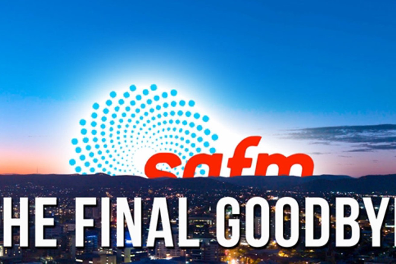 A screenshot from a "farewell" video posted by SAFM this morning.