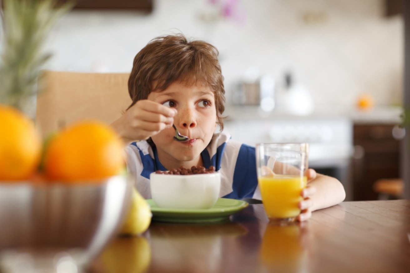 Flinders Associate Professor Claire Drummond says children who regularly skip breakfast are more likely to be disruptive in class or absent from school. Image by Shutterstock.