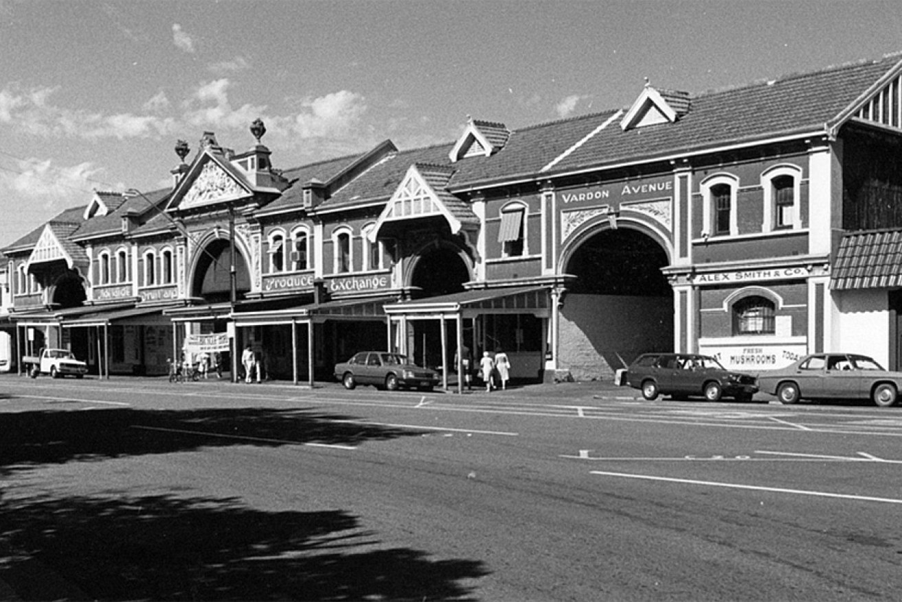 Then: East End Produce Exchange. Photo: National Trust of South Australia, ID 1332 