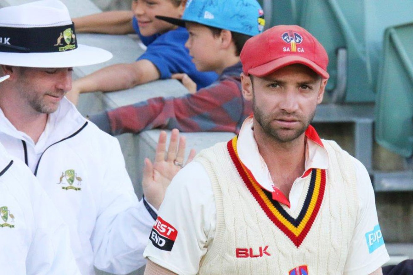 Phil Hughes turning out for South Australia. Photo: Peter Argent