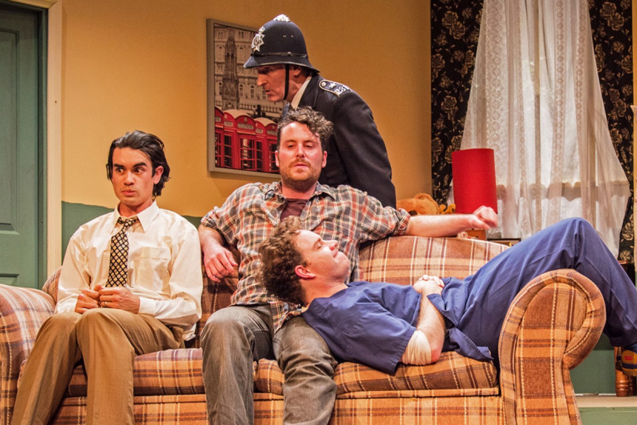 A scene from Adelaide Repertory Theatre's production of 'Tom, Dick and Harry'. Photo: Norm Caddick