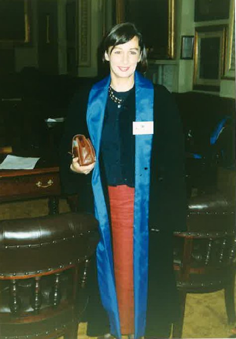 Anne Moran after her first election win in 1995.