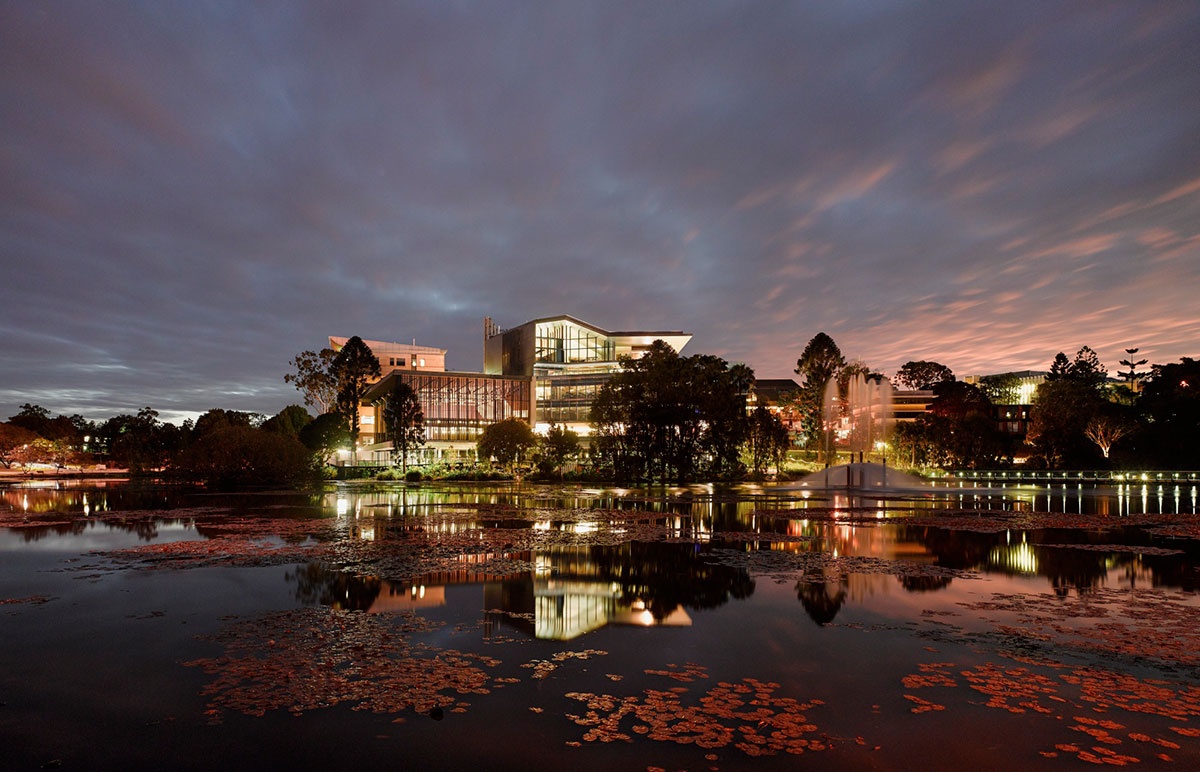 A university building so pretty it could almost be a postcard. Photo: HASSELL.