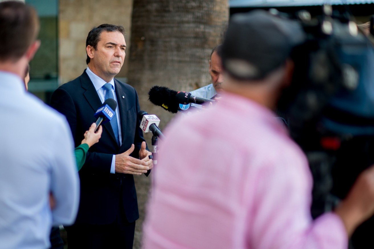 Liberal leader Steven Marshall is under pressure. Photo: Nat Rogers/InDaily
