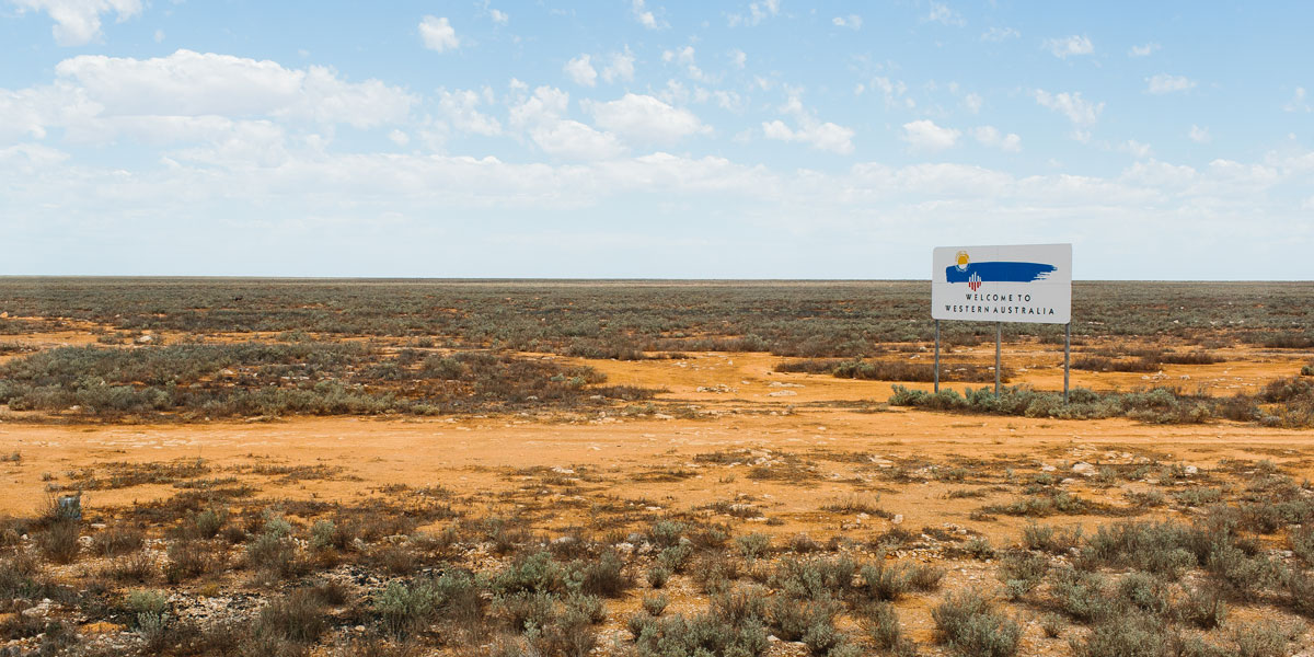 The vast Nullarbor Plain, viewed from the train. Image: Cameron Zegers Photography