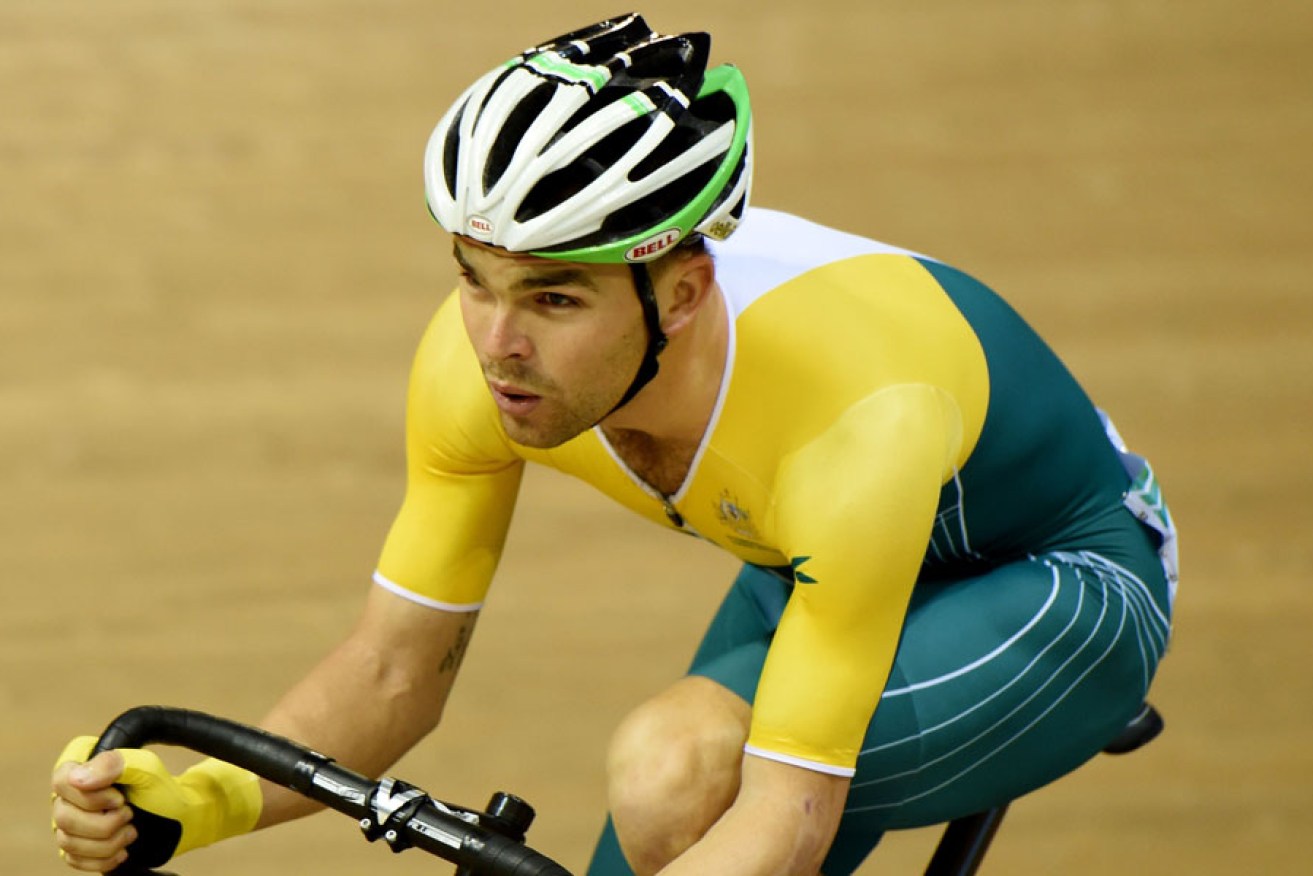 Jack Bobridge competing for Australia at the Commonwealth Games.