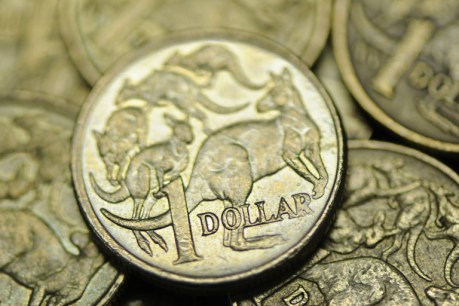 $A dips below 80 US cents