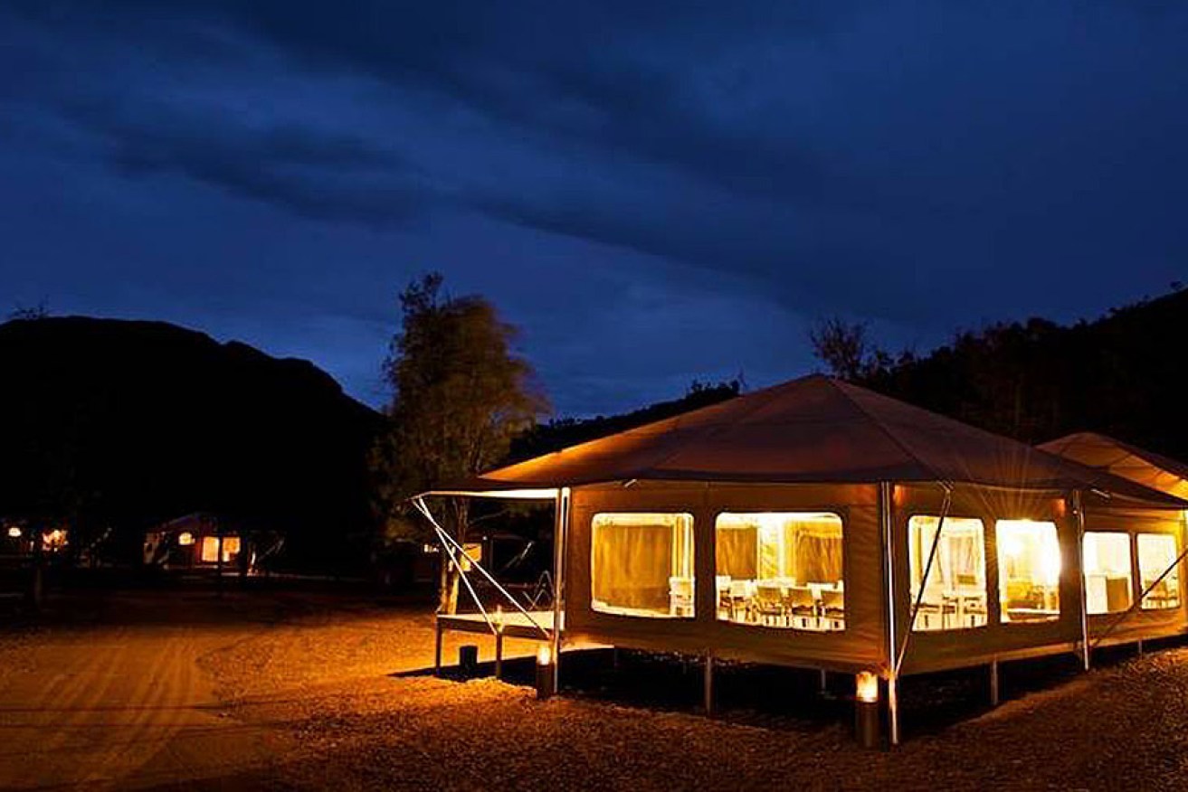 Camping in style at Ikara Safari Camp, Flinders Ranges.