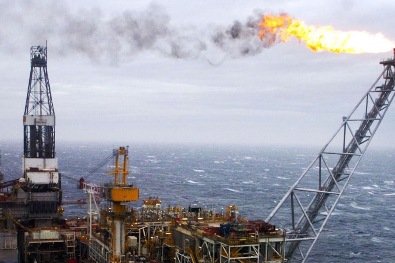 A North Sea oil rig: oil prices slid again overnight to near six-year lows.