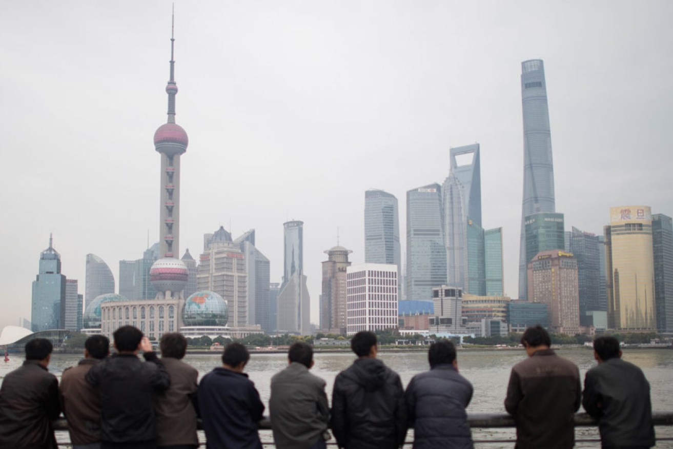 The bund in Shanghai: the World Bank warns the Chinese economy could fall into a "disorderly slowdown". 