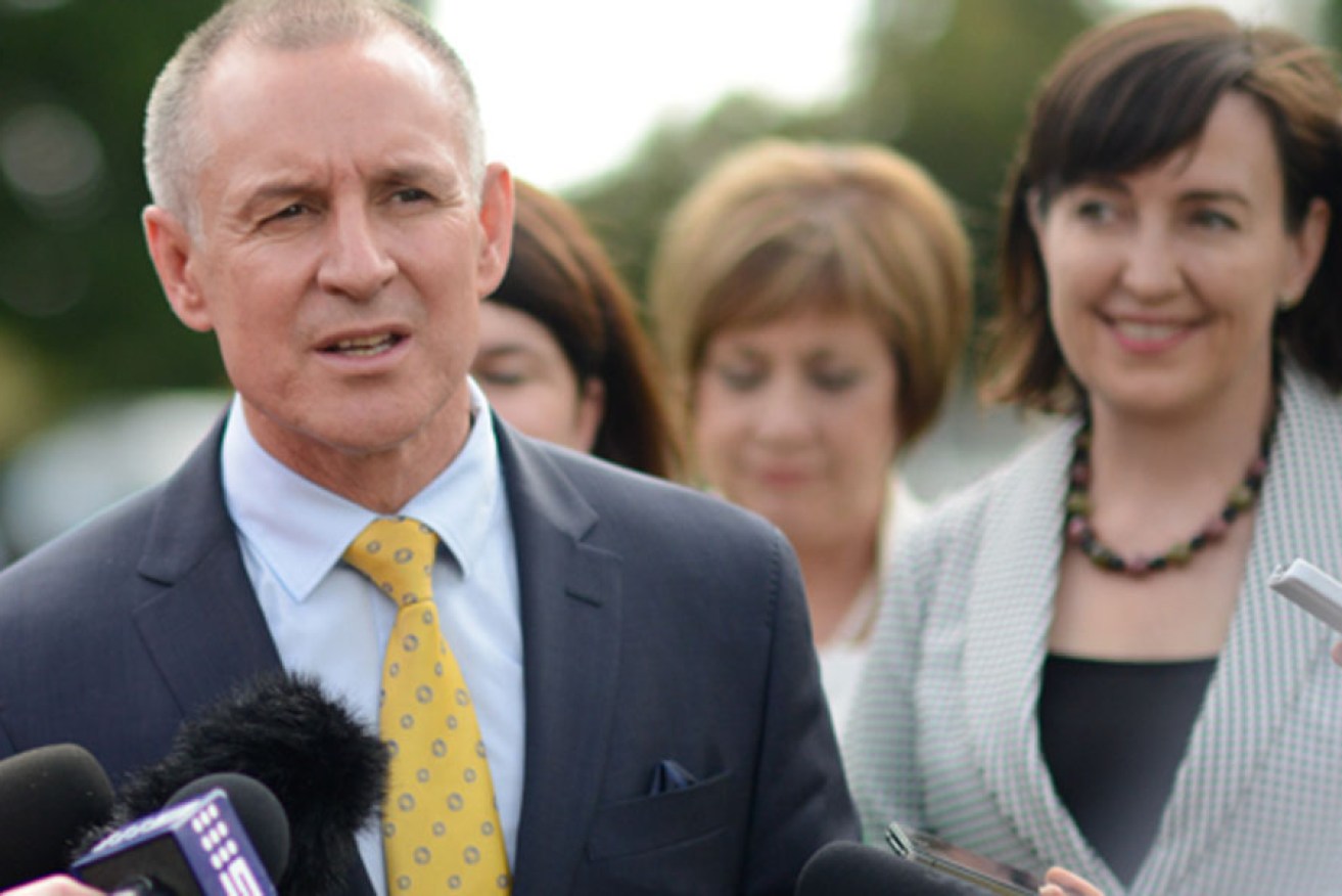 Jay Weatherill and new Education Minister Susan Close (left). 