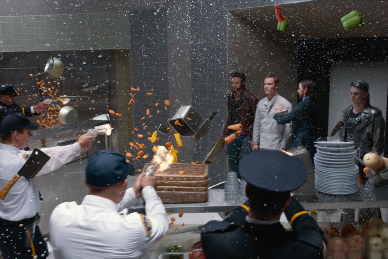 A scene from X-Men: Days of Future Past (Copyright 2014 Twentieth Century Fox). Supplied by Rising Sun Pictures.